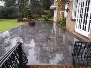 anthracite porcelain external tiles