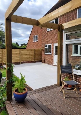 Timber Pergola in Maidenhead