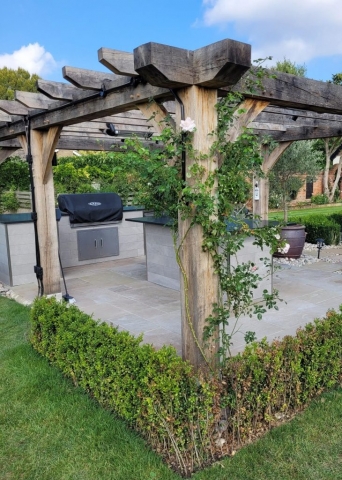 Oak Pergola in Berkshire